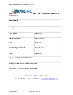 Preview for 6 page of Wipaire WIPLINE 8000 Service Manual And Instructions