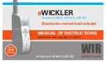 WIR elektronik eWickler Comfort eW910 Instruction Manual preview