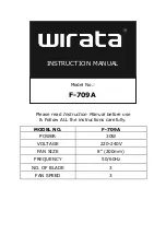 Wirata F-709A Instruction Manual preview