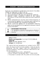 Предварительный просмотр 12 страницы Wirata HC-908 Instruction Manual