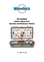 Wire Tech WR-1004MLD Operation And Maintenance Manual preview