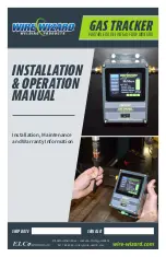 Preview for 1 page of Wire wizard GAS TRACKER Installation & Operation Manual
