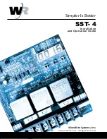 Preview for 1 page of WiredRite SST- 4 Installation And Operation Manual