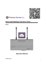 Wireless Devices AF-21 Operation Manual preview