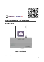 Wireless Devices AF-21MQTT/HTTP Operation Manual preview