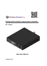 Wireless Devices NetPage NP-14 Series Operation Manual preview