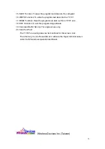 Preview for 14 page of Wireless Devices POCSAG Y1707RS Operation Manual