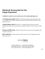 Preview for 13 page of Wireless Garden Super Cantenna SCB10X User Manual