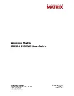 Wireless Matrix MBS2-LP EDGE User Manual preview