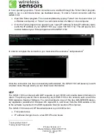 Предварительный просмотр 22 страницы Wireless Sensors GWAY-1100 Operating Manual