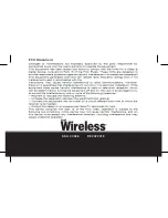 Preview for 8 page of Wireless C52-M User Manual