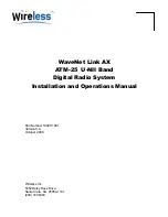 Wireless WaveNet Link AX Installation And Operation Manual preview