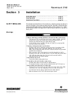 Preview for 43 page of WirelessHART Rosemount 2160 WirelessHART Reference Manual