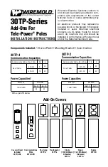 Wiremold 30TP-Series Installation Instructions предпросмотр