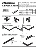 Wiremold PLUGMOLD PLUS NM2000 Installation Instructions preview