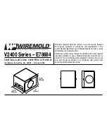 Wiremold V2400 Series Installation Instructions preview