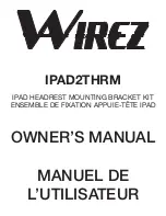 Preview for 1 page of Wirez IPAD2THRM Owner'S Manual