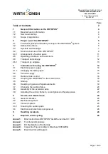 Preview for 2 page of WIRTH OKTOPUS GLASS-Jack GL-CC 1200 Operating Instructions Manual