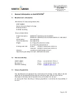 Preview for 4 page of WIRTH OKTOPUS GLASS-Jack GL-N 300 Operating Manual