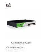 Предварительный просмотр 1 страницы WIS NETWORKS WIS-SF800P Quick Setup Manual