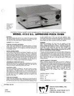 Wisco Industries 412-5 Instruction Manual preview