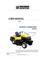 Предварительный просмотр 1 страницы Wisconsin Engineering COMFORT W3532 User Manual