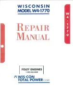 Предварительный просмотр 1 страницы Wisconsin W4-1770 Repair Manual