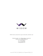 Preview for 14 page of Wisdom Sage C225i Owner'S Manual