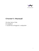 Preview for 1 page of Wisdom Wisdom Series LS4m Owner'S Manual