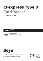 Wise CFexpress Type B Quick Start Manual preview