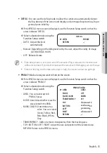 Предварительный просмотр 33 страницы Wisenet HCD-6020R User Manual