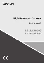 Wisenet HCD-7010R User Manual предпросмотр