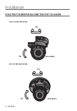 Предварительный просмотр 22 страницы Wisenet HCD-7010R User Manual