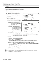 Предварительный просмотр 22 страницы Wisenet HCF-8010V User Manual