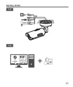 Предварительный просмотр 21 страницы Wisenet PND-9080R Quick Manual