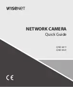 Предварительный просмотр 1 страницы Wisenet QND-6011 Manual