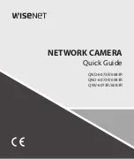 Wisenet QND-6073R Quick Manual предпросмотр