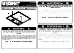 Предварительный просмотр 1 страницы Wisenet SBP-2CTW Instruction Manual