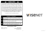 Предварительный просмотр 8 страницы Wisenet SBP-35PVMW Instruction Manual