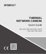 Предварительный просмотр 1 страницы Wisenet TNO-3010T Quick Manual