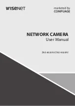 Предварительный просмотр 1 страницы Wisenet ZNE-8020RV User Manual