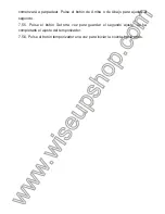 Preview for 39 page of WISEUP SHOP C9000 User Manual