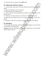 Предварительный просмотр 4 страницы Wiseup BC301 User Manual