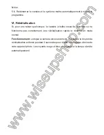 Предварительный просмотр 14 страницы Wiseup BC303 User Manual