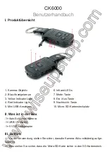 Предварительный просмотр 7 страницы Wiseup CK6000 User Manual