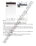 Предварительный просмотр 12 страницы Wiseup DV-07-WIFI User Manual