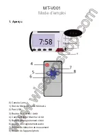 Preview for 12 page of Wiseup MT-V001 User Manual