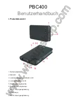 Предварительный просмотр 6 страницы Wiseup PBC400 User Manual