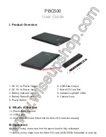 Wiseup PBC500 User Manual предпросмотр