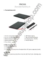 Предварительный просмотр 4 страницы Wiseup PBC500 User Manual